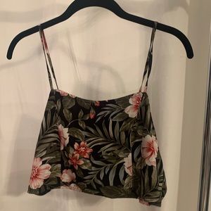 Flower crop top